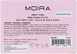 Рум'яна для обличчя - Moira Blushing Goddess Duo Blush — фото N4