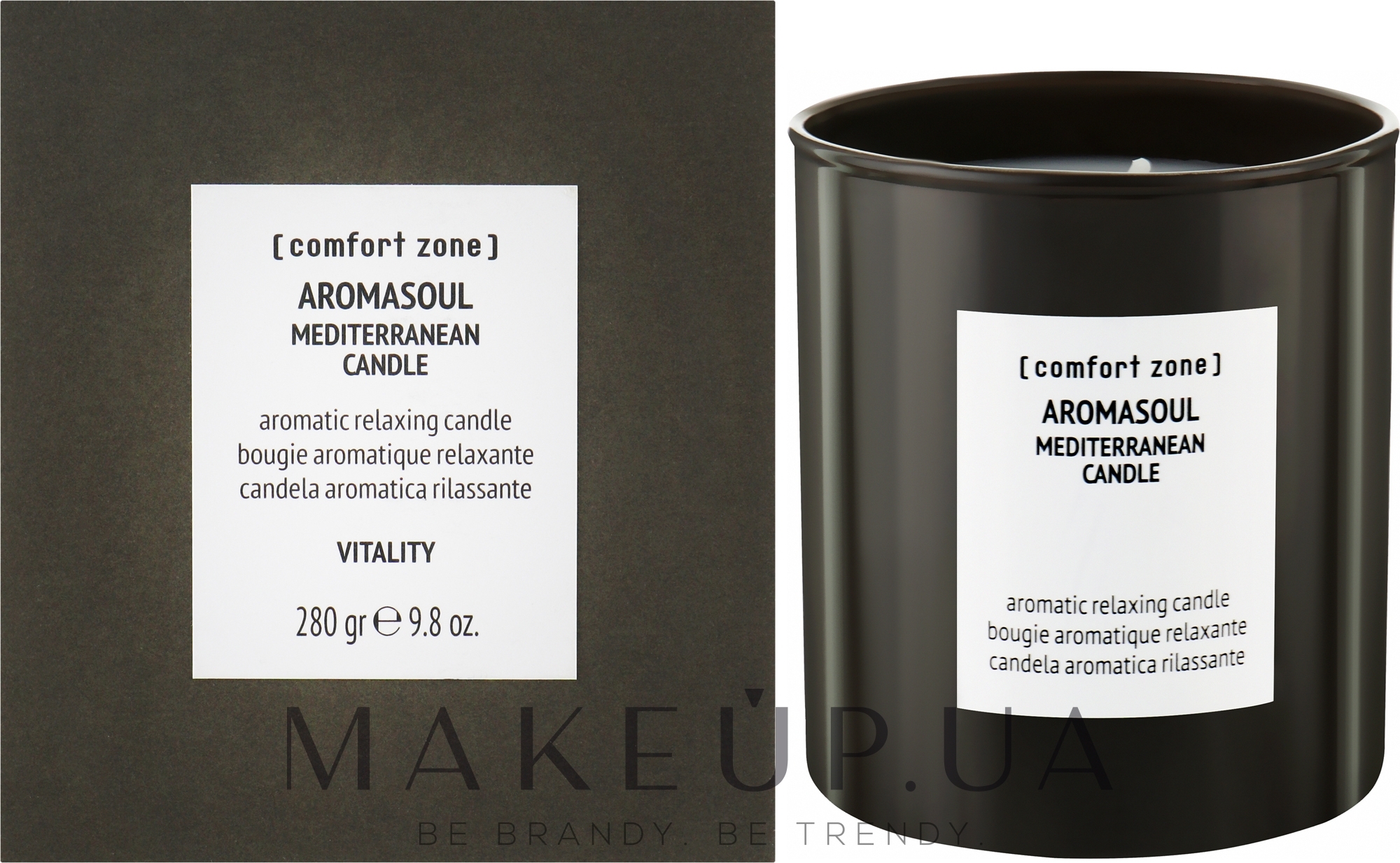 Ароматическая свеча - Comfort Zone Aromasoul Mediterranean Candle — фото 280g