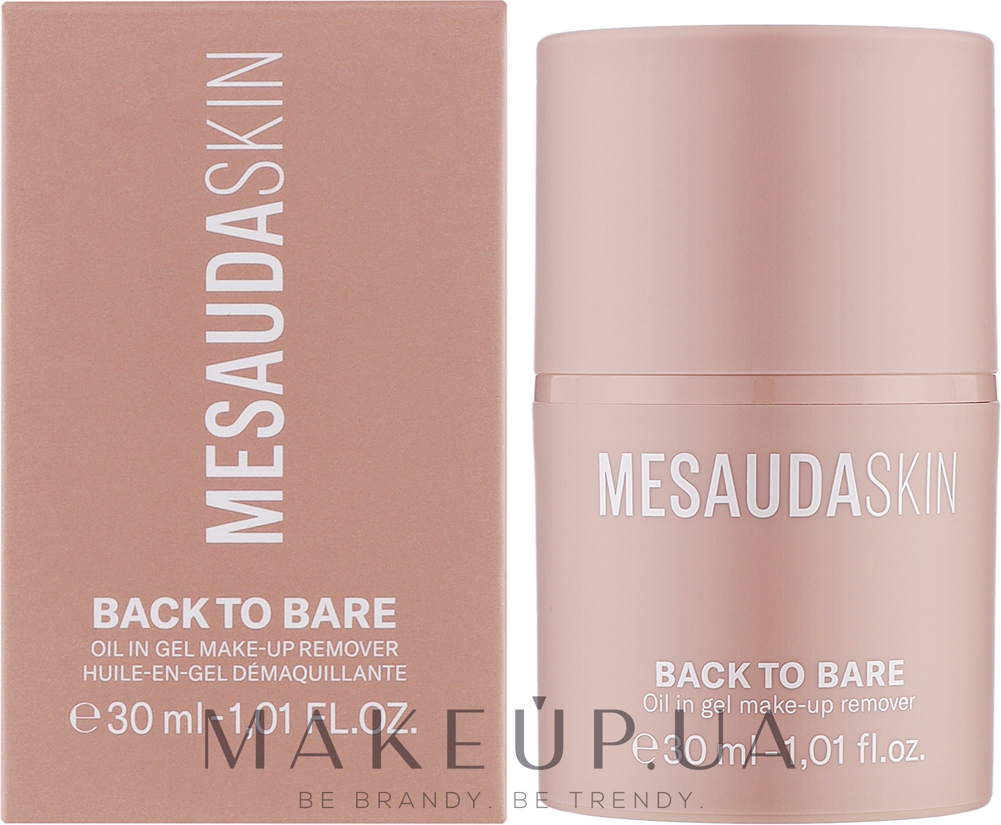 Засіб для зняття макіяжу - Mesauda Skin Back to Bare Oil in Gel Make-Up Remover — фото 30ml