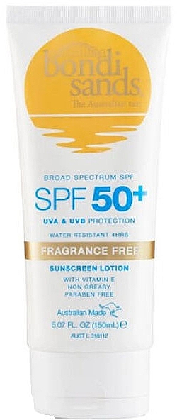 Сонцезахисний лосьйон для тіла - Bondi Sands Body Sunscreen Lotion Fragance Free — фото N1