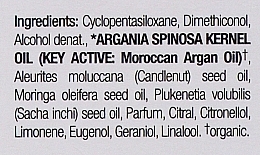 Сироватка для волосся з марокканською аргановою олією - Dr. Organic Bioactive Haircare Moroccan Argan Oil Hair Treatment Serum * — фото N3