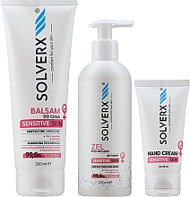 Набір - Solverx Sensitive Skin (sh/gel/250ml + b/balm/250ml + h/cr/50ml) — фото N2