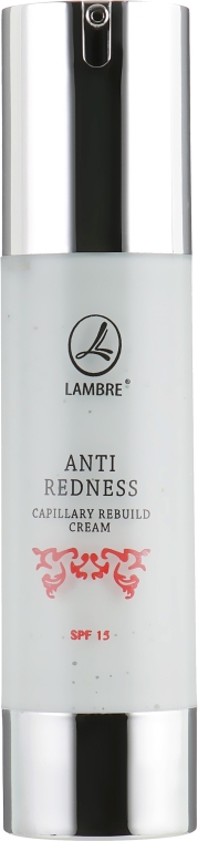Крем від судинної сітки на обличчі - Lambre Anti Redness Capillary Rebuild Cream — фото N2
