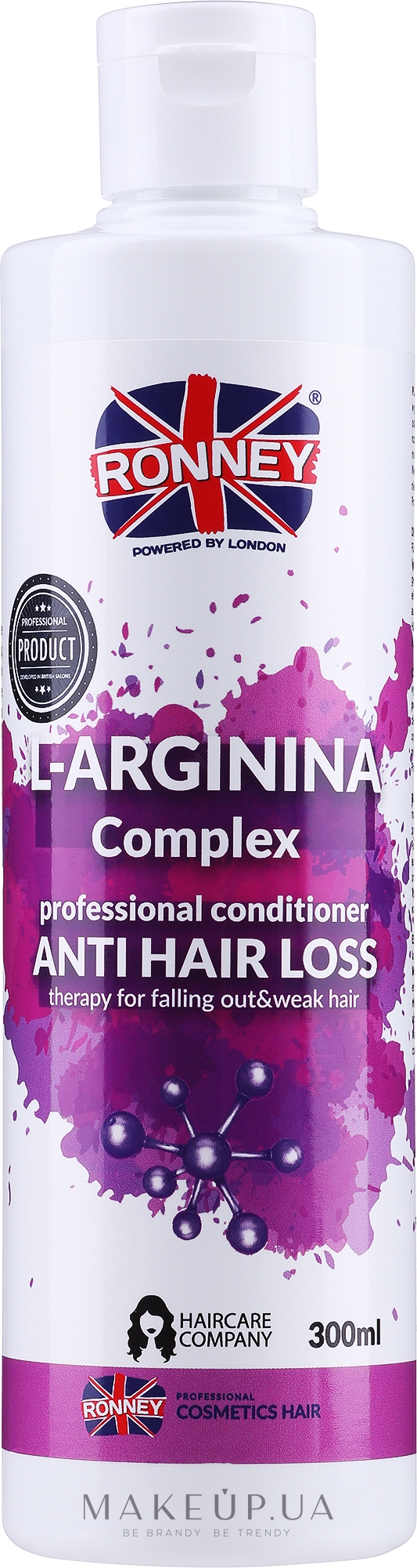 Кондиціонер проти випадання волосся - Ronney Professional L-Arginina Anti Hair Loss Conditioner — фото 300ml