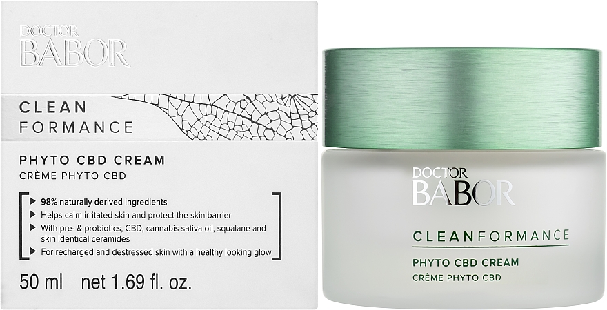 Заспокійливий релакс-крем - Babor Doctor Babor Clean Formance Phyto CBD Cream — фото N2
