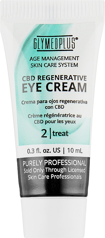 Регенерирующий крем для кожи вокруг глаз - GlyMed Plus Age Management CBD Regenerative Eye Cream