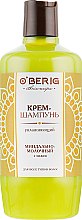 Крем-шампунь "Мигдалево-молочний" із медом - O'BERIG — фото N2