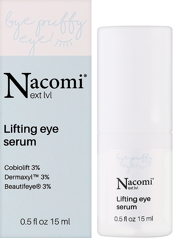 Ліфтингова сироватка для шкіри навколо очей - Nacomi Next Level Lifting Eye Serum — фото N2