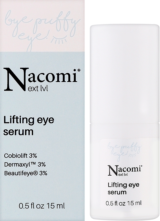 Лифтинговая сыворотка для кожи вокруг глаз - Nacomi Next Level Lifting Eye Serum — фото N2