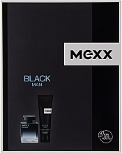 Парфумерія, косметика Mexx Black Man - Набір (edt/30ml + sh/gel/50ml)