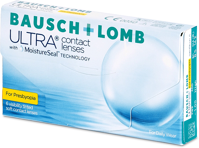 Контактные линзы, кривизна 8.5мм, High, 6шт. - Bausch & Lomb Ultra For Presbyopia — фото N1