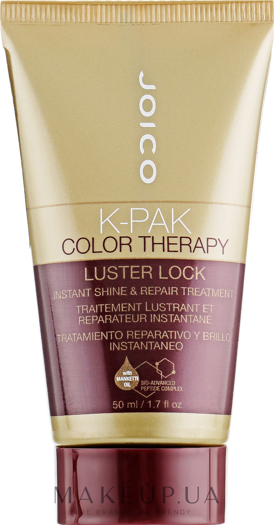 Маска «Сяйво Кольору» для пошкодженого фарбованого волосся - Joico K-Pak CT Luster Lock — фото 50ml