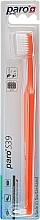 Духи, Парфюмерия, косметика Зубная щетка "S39", оранжевая - Paro Swiss Toothbrush