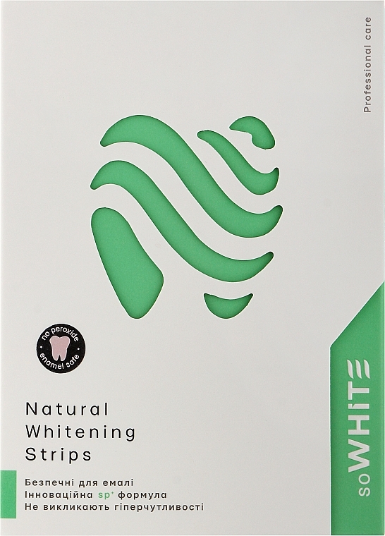 Відбілюючі смужки для зубів - SoWhite Natural Whitening Strips — фото N3