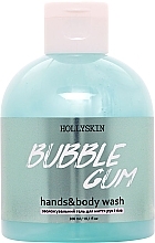 Зволожувальний гель для рук і тіла - Hollyskin Bubble Gum Hands & Body Wash — фото N1