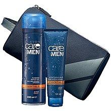 Духи, Парфюмерия, косметика Набор - Avon Care Man (foam/200ml + afs/balm/100ml + bag)