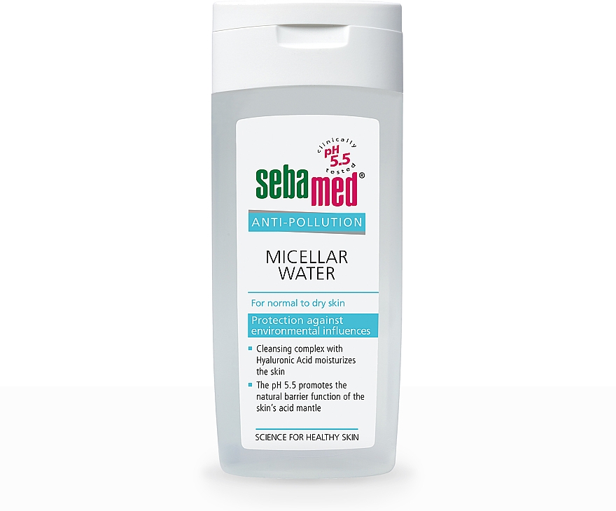 Мицеллярная вода для нормальной и сухой кожи - Sebamed Anti-Pollution Micellar Water For Normal to Dry Skin — фото N1