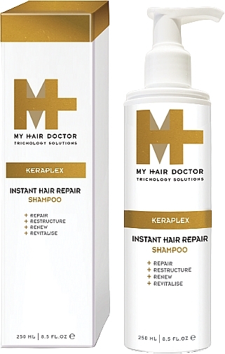 Шампунь для восстановления волос - My Hair Doctor Keraplex Instant Hair Repair Shampoo — фото N1