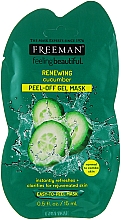 Очищающая маска-пленка для лица огуречная - Freeman Feeling Beautiful Facial Peel-Off Mask Cucumber (мини) — фото N1