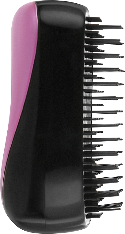 Масажна щітка для волосся, малинова з чорним - King Rose Compact — фото N3