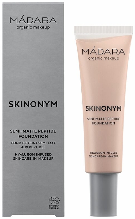 Тональная основа - Madara Cosmetics Skinonym Semi-Matte Peptide Foundation