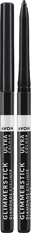 Подводка для глаз - Avon Glimmerstick Diamonds Eyeliner Ultra Colour — фото N1