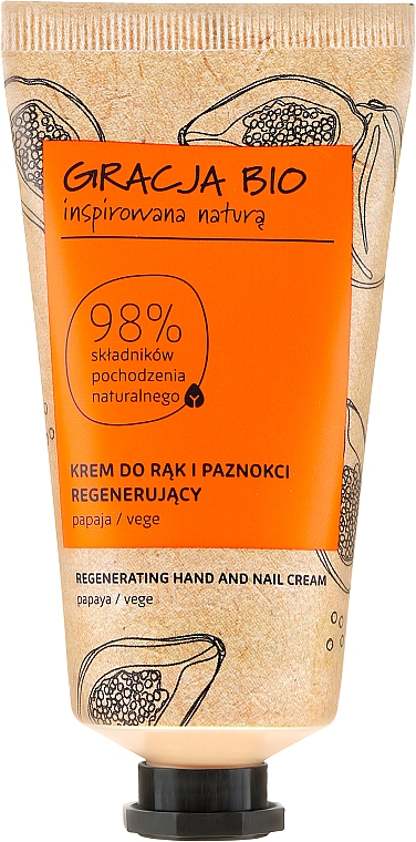 Восстанавливающий крем для рук и ногтей - Gracja Bio Regenerating Hand And Nail Cream — фото N1