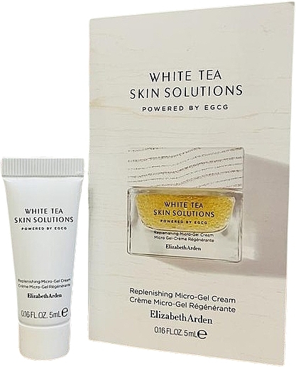 Відновлювальний крем для обличчя з мікрогелем - Elizabeth Arden White Tea Skin Solutions Replenishing Micro-Gel Cream (пробнік) — фото N1