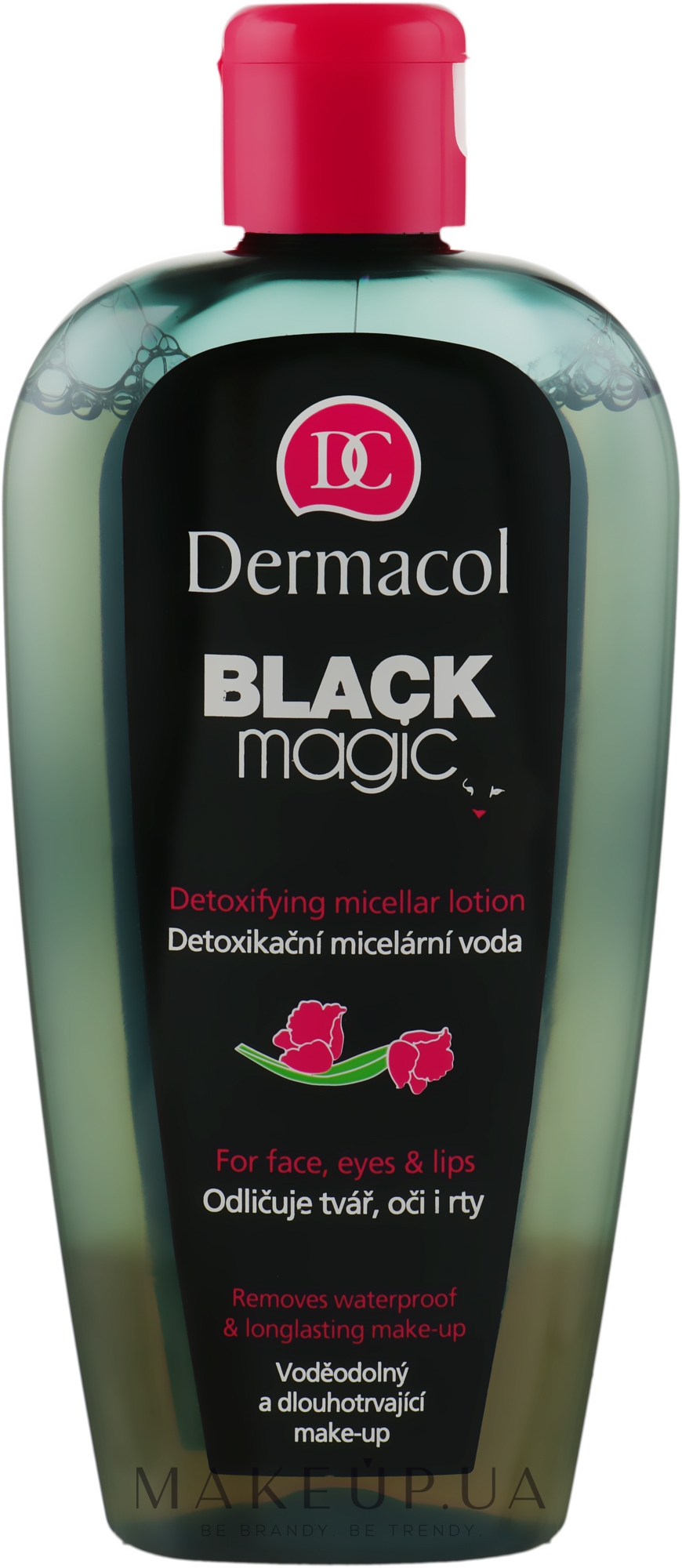 Мицеллярная вода с эффектом детокса - Dermacol Black Magic Detoxifying Micellar Lotion — фото 200ml