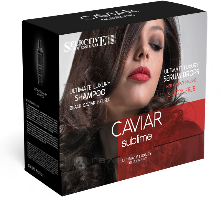 Набор - Selective Professional Caviar (Shamp/250 ml + Serum/6 х 10 ml)