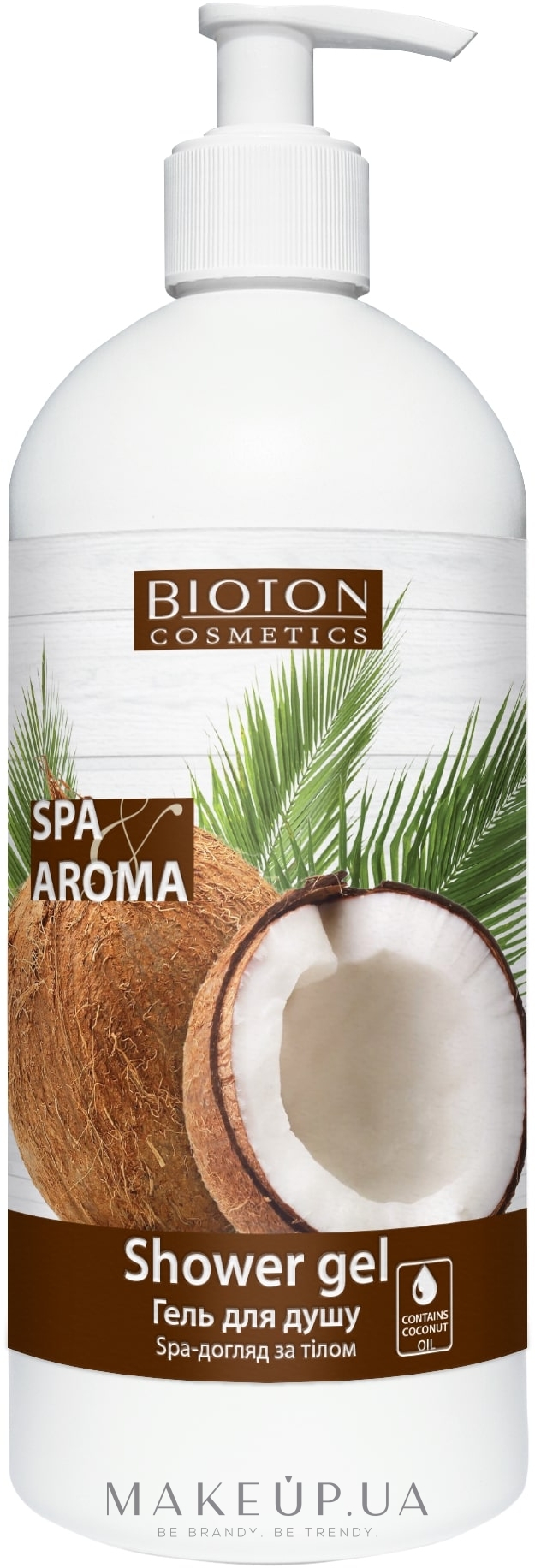 Гель для душа с кокосовым маслом - Bioton Cosmetics Spa & Aroma Shower Gel — фото 750ml