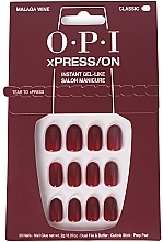 Набор накладных ногтей - OPI Xpress/On Malaga Wine — фото N1
