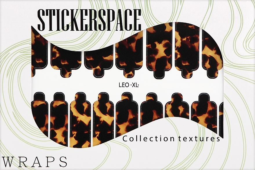 Дизайнерские наклейки для ногтей "Leo XL" - StickersSpace — фото N1