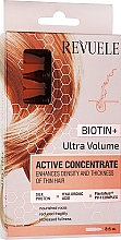 Ампулы для волос "Ультра объем" - Revuele Active Hair Concentrate Biotin + Ultra Volume — фото N2