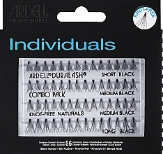 Набор пучковых ресниц - Ardell Individual Combo Black Lashes — фото N1