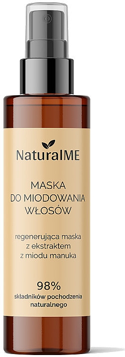Медовая маска для волос с медом манука - NaturalME — фото N1