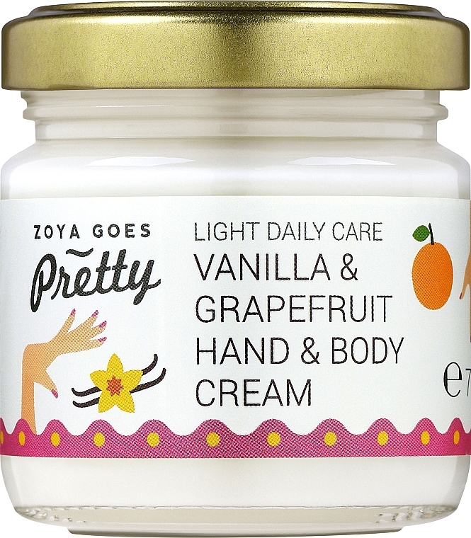 Крем для рук - Zoya Goes Pretty Vanilla & Grapefruit Hand Cream — фото N1