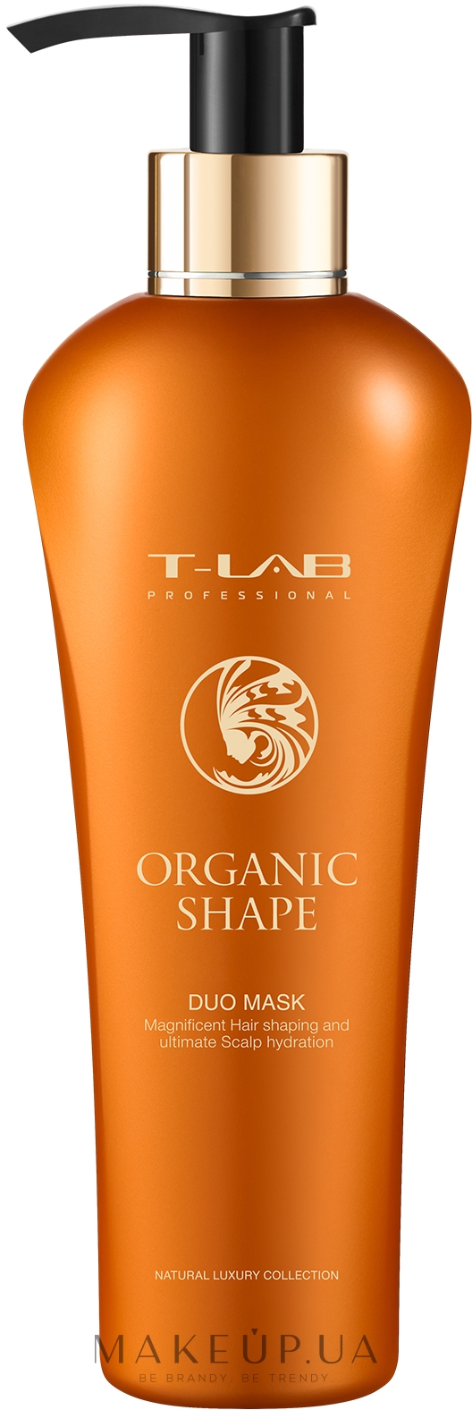 Маска для разглаживания и питания волос - T-Lab Professional Organic Shape Duo Mask — фото 300ml