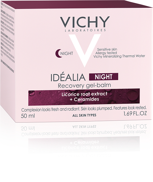 Восстанавливающий гель-бальзам для лица - Vichy Idealia Night Skin Sleep — фото N2