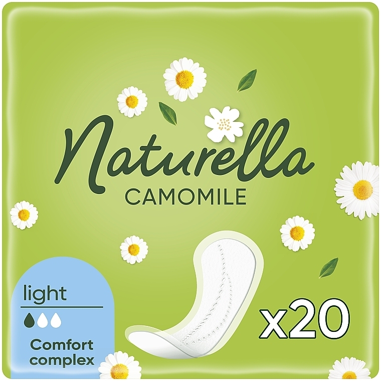 Ежедневные гигиенические прокладки, 20шт - Naturella Camomile Light