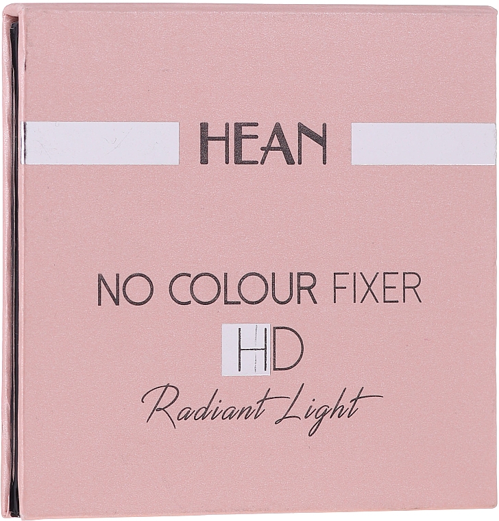 Бесцветная осветляющая пудра - Hean No Colour Fixer HD Radiant Light — фото N1