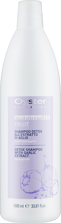 Шампунь очищувальний з екстрактом часнику - Oyster Cosmetics Sublime Fruit Shampoo Detox