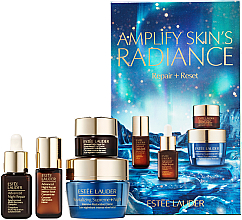 Духи, Парфюмерия, косметика Набор - Estee Lauder Amplify Skin's Radiance (ser/7ml + conc/5ml + eye/cr/5ml + cr/15ml)