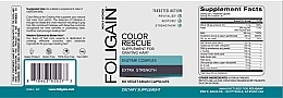 Пищевая добавка против седины, капсулы - Foligain Color Rescue Supplement For Graying Hair — фото N3