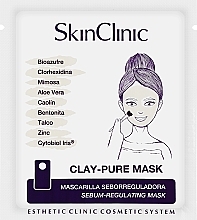 Парфумерія, косметика Маска очищувальна з глиною - SkinClinic Clay-Pure Mask (пробник)