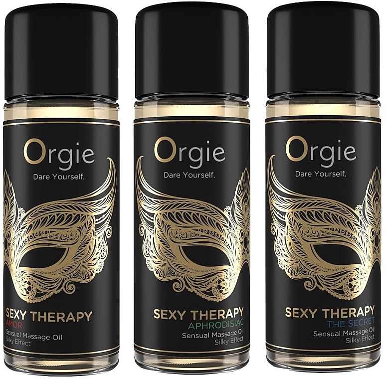 Набір масажних олій - Orgie Sexy Therapy Mini Size Collection (massage/oil/3x30ml) — фото N2