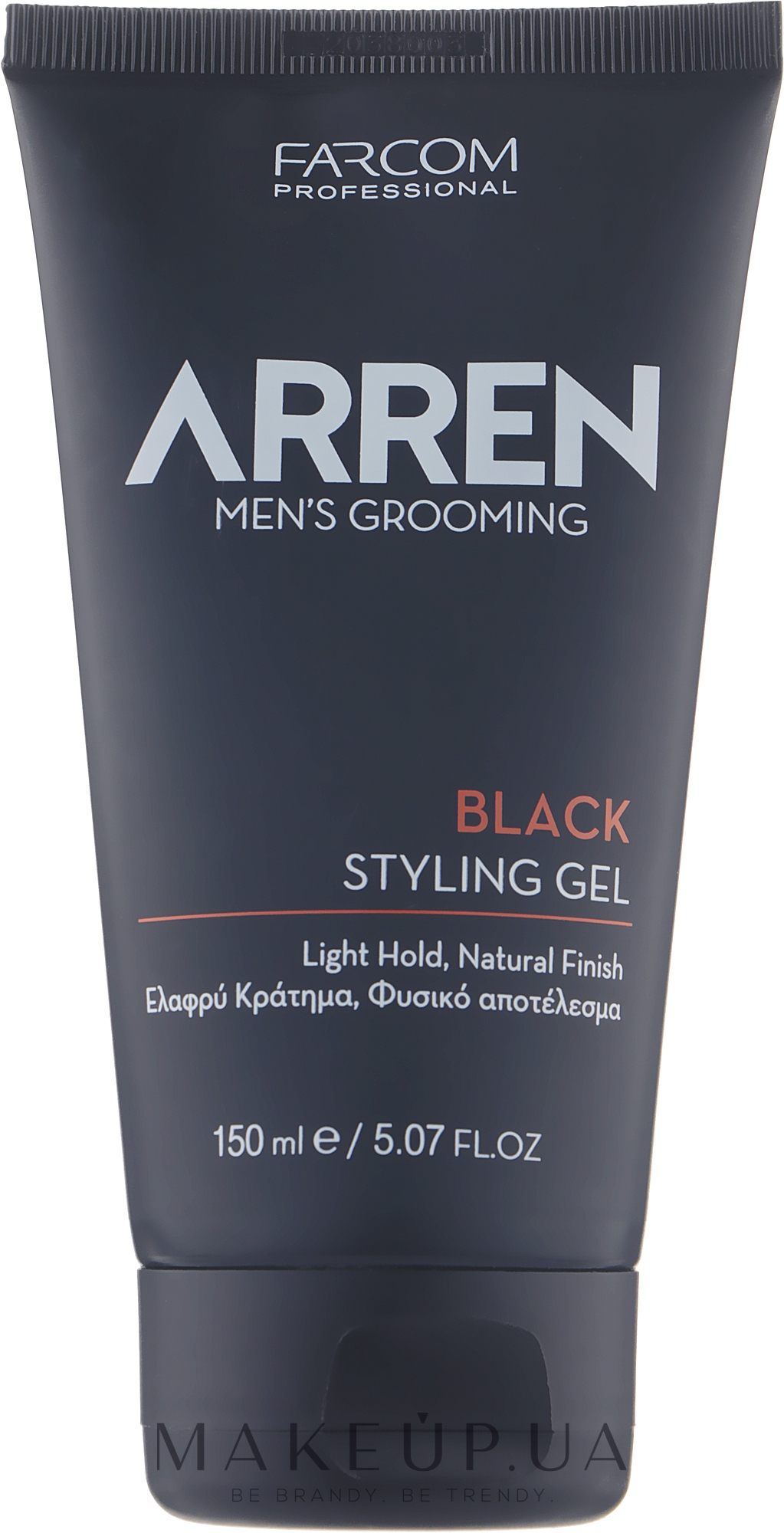 Гель для укладання волосся - Arren Men's Grooming Styling Gel — фото Black