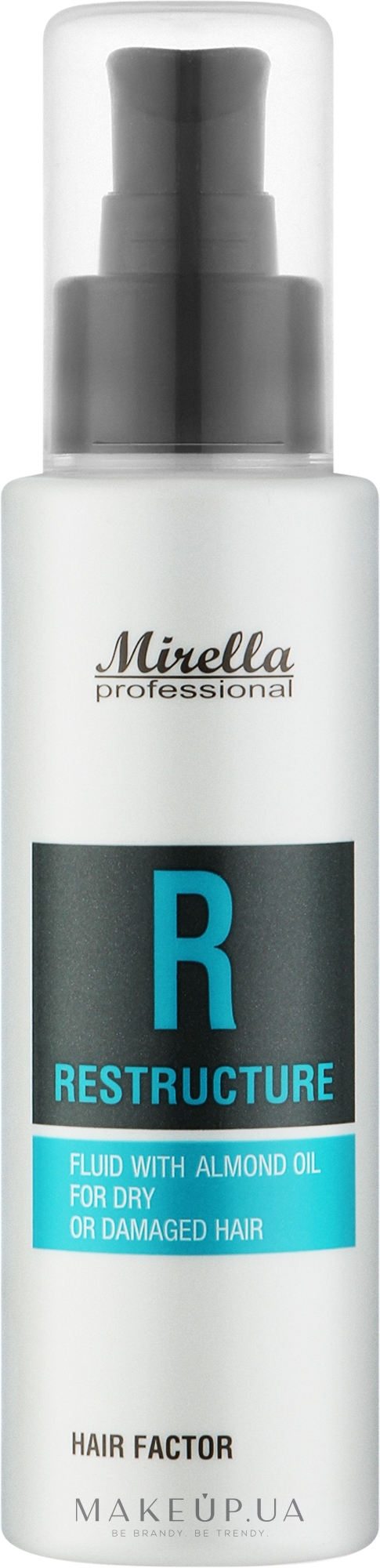 Восстанавливающий флюид с миндальным маслом - Mirella Professional R Restructure Almond Oil Fluid — фото 100ml