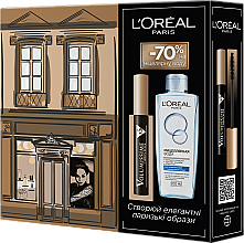 Духи, Парфюмерия, косметика УЦЕНКА L'Oréal Paris Volumissime (mascara/8ml + micellar/water/200ml) - Набор *