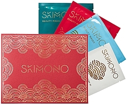 Набор - Skimono Radiance Spa Gift Pack (f/mask/25g + foot/mask/16g + f/mask/14g + eye/mask/5ml) — фото N1